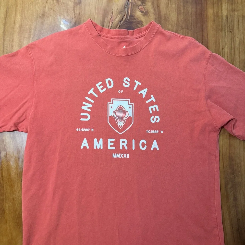 Nike ACG T-shirt Mens L Short Sleeve Crew neck Knit Long Sleeve United States N3